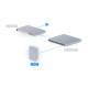 Difuzor AI PoE UniFi Ubiquiti pentru interior cu alerte inteligente și montare încastrată, UP-AI-Speak